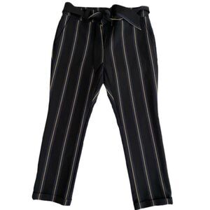 Loft Petites Striped Dress Pants